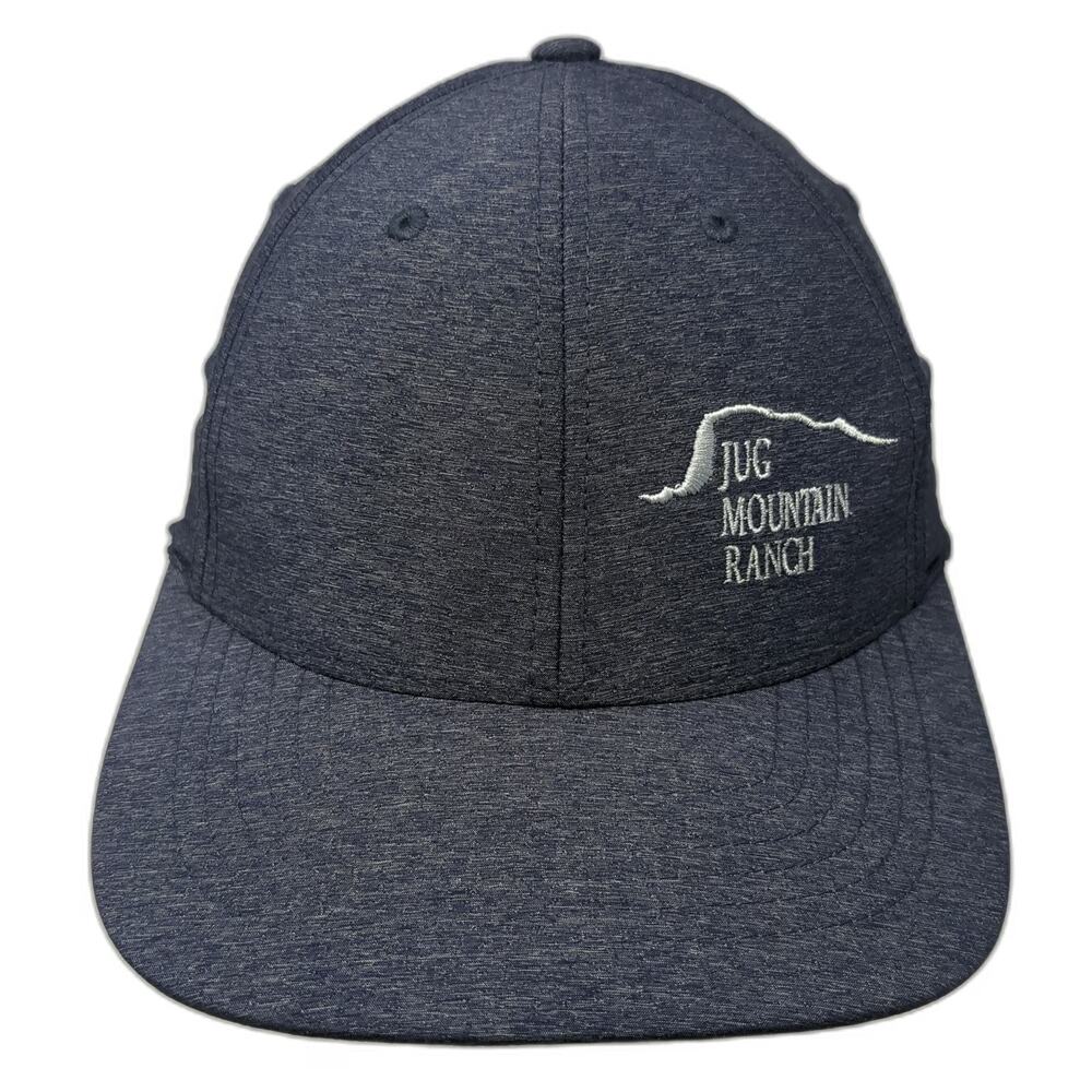 Levelwear Baseball Cap Blue M Jug Mountain Ranch Heathered Flexfit Stretchy Hat